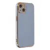 Newface Apple iPhone 14 Kılıf Volet Silikon - Mavi