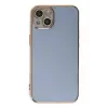 Newface Apple iPhone 14 Kılıf Volet Silikon - Mavi