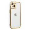 Newface Apple iPhone 14 Plus Kılıf Liva Lens Silikon - Beyaz