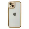 Newface Apple iPhone 14 Plus Kılıf Liva Lens Silikon - Beyaz