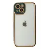 Newface Apple iPhone 14 Plus Kılıf Liva Lens Silikon - Yeşil