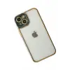 Newface Apple iPhone 14 Plus Kılıf Liva Lens Silikon - Yeşil