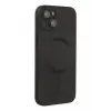 Newface Apple iPhone 14 Plus Kılıf Moshi Lens Magneticsafe Silikon - Siyah