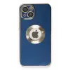 Newface Apple iPhone 14 Plus Kılıf Store Silikon - Mavi