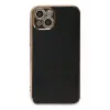Newface Apple iPhone 14 Plus Kılıf Volet Silikon - Siyah