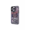 Newface Apple iPhone 14 Pro Kılıf Apollo Magneticsafe Desenli Kapak - Apollo Mor - 2
