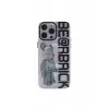 Newface Apple iPhone 14 Pro Kılıf Apollo Magneticsafe Desenli Kapak - Apollo Şeffaf - 1