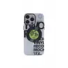 Newface Apple iPhone 14 Pro Kılıf Apollo Magneticsafe Desenli Kapak - Apollo Şeffaf - 5