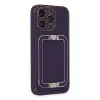 Newface Apple iPhone 14 Pro Kılıf Coco Elit Kapak - Derin Mor
