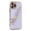 Newface Apple iPhone 14 Pro Kılıf Esila Silikon - Lila