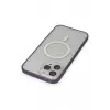 Newface Apple iPhone 14 Pro Kılıf Grand Magneticsafe Kapak - Mor