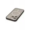 Newface Apple iPhone 14 Pro Kılıf Grand Magneticsafe Kapak - Siyah
