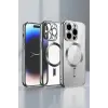 Newface Apple iPhone 14 Pro Kılıf Kross Magneticsafe Kapak - Mor