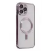 Newface Apple iPhone 14 Pro Kılıf Kross Magneticsafe Kapak - Mor