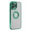 Newface Apple iPhone 14 Pro Kılıf Slot Silikon - Köknar Yeşili