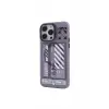 Newface Apple iPhone 14 Pro Max Kılıf Apollo Magneticsafe Desenli Kapak - Apollo Mor - 1