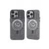 Newface Apple iPhone 14 Pro Max Kılıf Apollo Magneticsafe Desenli Kapak - Apollo Siyah - 1