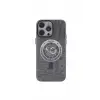 Newface Apple iPhone 14 Pro Max Kılıf Apollo Magneticsafe Desenli Kapak - Apollo Siyah - 1