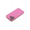 Newface Apple iPhone 14 Pro Max Kılıf Armada Lensli Kapak - Pembe