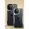 Newface Apple iPhone 14 Pro Max Kılıf Boyi Silikon Kapak - Siyah