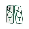 Newface Apple iPhone 14 Pro Max Kılıf Element Magneticsafe Sert Kapak - Köknar Yeşili