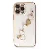 Newface Apple iPhone 14 Pro Max Kılıf Esila Silikon - Beyaz