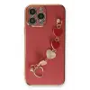 Newface Apple iPhone 14 Pro Max Kılıf Esila Silikon - Kırmızı