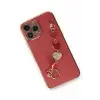 Newface Apple iPhone 14 Pro Max Kılıf Esila Silikon - Kırmızı
