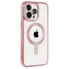 Newface Apple iPhone 14 Pro Max Kılıf Kronos Magsafe Kapak - Rose Gold