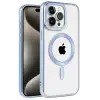 Newface Apple iPhone 14 Pro Max Kılıf Kronos Magsafe Kapak - Sierra Blue