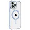 Newface Apple iPhone 14 Pro Max Kılıf Kronos Magsafe Kapak - Sierra Blue