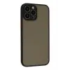 Newface Apple iPhone 14 Pro Max Kılıf Montreal Silikon Kapak - Siyah