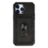 Newface Apple iPhone 14 Pro Max Kılıf Pars Lens Yüzüklü Silikon - Siyah