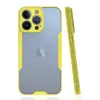 Newface Apple iPhone 14 Pro Max Kılıf Platin Silikon - Sarı