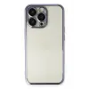 Newface Apple iPhone 14 Pro Max Kılıf Razer Lensli Silikon - Mor