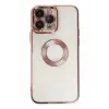 Newface Apple iPhone 14 Pro Max Kılıf Slot Silikon - Rose Gold