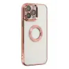 Newface Apple iPhone 14 Pro Max Kılıf Slot Silikon - Rose Gold
