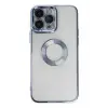 Newface Apple iPhone 14 Pro Max Kılıf Slot Silikon - Sierra Blue