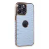 Newface Apple iPhone 14 Pro Max Kılıf Snake Kapak - Sierra Blue