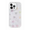 Newface Apple iPhone 14 Pro Max Lumi Desenli Kapak - Beyaz
