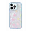 Newface Apple iPhone 14 Pro Max Lumi Desenli Kapak - Mavi