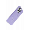 Newface Apple iPhone 14 Pro Max Regal Magsafe Standlı Kapak - Lila