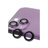 Newface Apple iPhone 14 Raze Metal Kamera Lens - Siyah