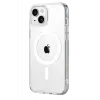 Newface Apple iPhone 15 Combo Sert Şeffaf Magsafe Kapak - Şeffaf