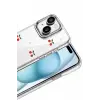 Newface Apple iPhone 15 Fiyonk Desenli Kapak - Desen 9