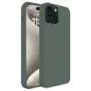 Newface Apple iPhone 15 Kılıf First Silikon - Koyu Yeşil