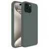 Newface Apple iPhone 15 Kılıf First Silikon - Koyu Yeşil