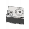 Newface Apple iPhone 15 Kılıf Joke Simli Magneticsafe Kılıf - Gümüş