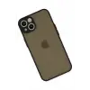 Newface Apple iPhone 15 Kılıf Montreal Silikon Kapak - Siyah