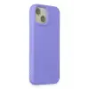 Newface Apple iPhone 15 Kılıf Nano içi Kadife Silikon - Lila